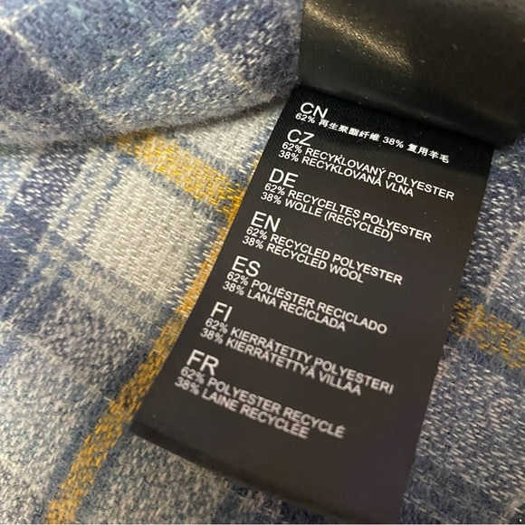 Kuhl Blue and Yellow Plaid Button Down Shirt Medium - Picture 9 of 11